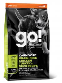   GO! Solutions Carnivore GF Chicken,Turkey + Duck Puppy,      4  : , , , 