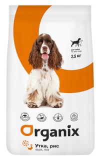 C  ORGANIX () Adult Dog Weight Control, Duck and rice,          