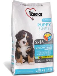  1st Choice Chicken Formula MEDIUM and LARGE BREEDS for PUPPIES,      