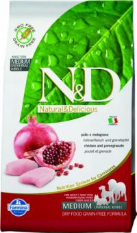   Farmina N&D Chicken & Pomegranate Medium Adult,      -   