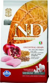   Farmina N&D Low Grain Chicken & Pomegranate Adult,      -   