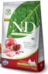   Farmina N&D Chicken & Pomegranate Adult Mini,      -   