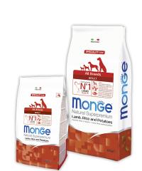   Monge All Breeds Adult Lamb, Rice and Potatoes,       ,    -   