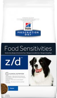   Hills Canine Food Sensitivities z/d,     ,      