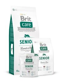 Корм Brit Care для пожилых собак с ягненком и рисом, Senior Lamb & Rice