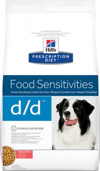 Сухой корм Hills Canine d/d Food Sensitivities, ветеринарная диета для поддержания здоровья собак при кожных реакциях и рвоте/диарее в случае аллергии с уткой