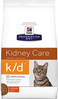 Сухой корм Hills Kidney Care k/d, ветеринарная диета помогающая значительно улучшить качество жизни кошек с заболеваниями почек - купить в Тамбове