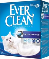 Комкующийся наполнитель для кошек Ever Clean Multi Crystals с силикагелем