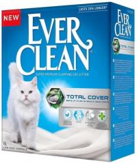 Комкующийся наполнитель для кошек Ever Clean Fast Total Cover с микрогранулами двойного действия