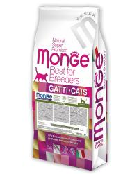Сухой корм Monge Sensitive Cat, для кошек с чувствительным пищеварением
