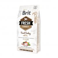 Корм Brit FreshTurkey With Pea Adult Fit & Slim, для взрослых собак со сниженной активностью со свежей индейкой и горошком