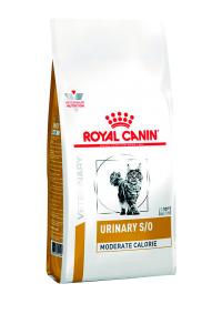 Лечебный корм Royal Canin Urinary S/O MODERATE CALORIE, Диета с умеренным содержанием энергии для кошек при лечении мочекаменной болезни