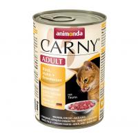 Влажный корм для кошек Carny Adult говядина, курица, сердце утки - купить в Тамбове