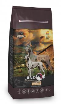 Сухой корм Landor ADULT LARGE BREED, для взрослых собак крупных пород с ягненком