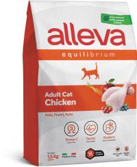Сухой корм Alleva Equilibrium Chicken, для взрослых кошек с курицей