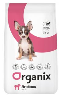 Cухой корм ORGANIX (Органикс) Puppy small Lamb, для щенков малых пород, с ягненком
