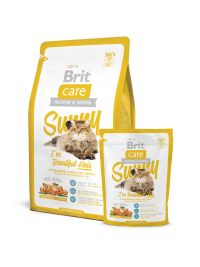 Корм Brit care для кошек, для ухода за кожей и шерстью