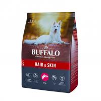 Сухой корм MR. BUFFALO HAIR & SKIN с лососем для взрослых собак всех пород, для здоровой кожи и красивой шерсти