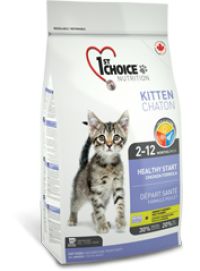 Корм 1st Choice Kitten для котят от 2 до 12 месяцев, Здоровый старт