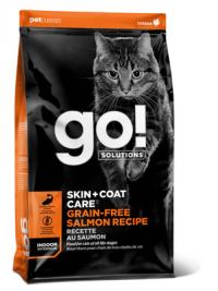 Сухие корм GO! Solutions SKIN + COAT Grain Free Salmon Recipe, беззерновой для котят и кошек, с лососем