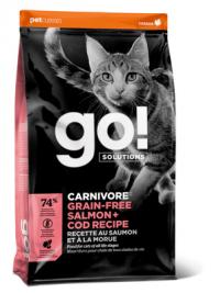 Сухой корм GO! Solutions CARNIVORE GF Salmon + Cod Recipe for Cats, для котят и кошек, с лососем и треской - купить в Тамбове