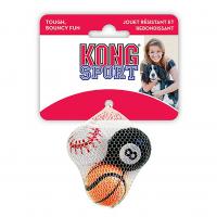 Игрушка KONG для собак Air Sport "Теннисный мяч" очень маленький (в упаковке 3 шт.), 4 см, без пищалки