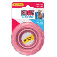Игрушка KONG Puppy для щенков "Шина", диаметр 9 см цвета в ассортименте: розовый, голубой