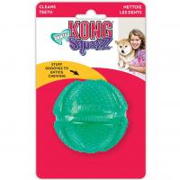 Игрушка KONG для собак Squeezz дентальный мяч, 7х7 см