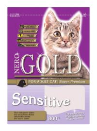Корм NERO GOLD Sensitive, корм для кошек с чувствительным пищеварением Ягненок
