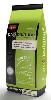 Корм ProBalance Starter, для щенков, беременных и кормящих сук