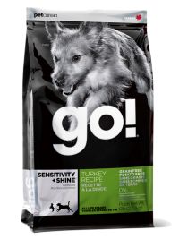 Корм GO! NATURAL Holistic беззерновой для щенков и собак с индейкой для чувствительного пищеварения, Sensitivity + Shine Turkey Dog Recipe, Grain Free, Potato Free