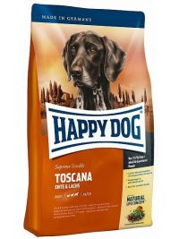 Корм Happy Dog для собак "Тоскана" (утка+лосось)