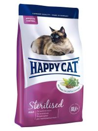 Корм HAPPY CAT  для стерилизованных кошек, "Fit&Well" Sterelised