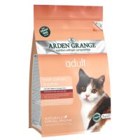 Корм Arden Grange Adult Cat (GF) Salmon & Potato, сухой беззерновой, для взрослых кошек, с лососем и картофелем