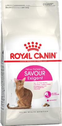 Корм Royal Canin Exigent 35/30 Savour Sensation, для кошек привередливых к вкусу продукта