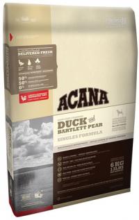 Корм Acana Singles Free-Run Duck для взрослых собак всех пород (утка с грушей)