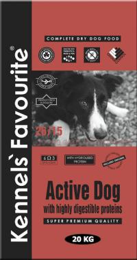 Корм для собак Kennels` Favourite Active Dog - купить в Тамбове