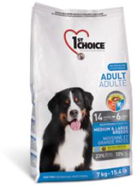 Корм 1st Choice Medium & Large Breeds, для собак средних и крупных пород