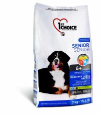 Корм 1st Choice Senior Medium & Large Breeds, для пожилых собак от 6 лет средние и крупные породы