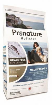 Корм ProNature Holistic Grain Free Mediterranea, "Средиземноморское меню" для собак малых пород с сельдью, лососем и чечевицей