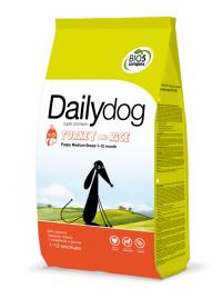 Корм Dailydog PUPPY MEDIUM BREED Turkey and Rice, для щенков средних пород с индейкой и рисом