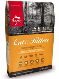 Корм Orijen Cat&Kitten, беззерновой корм для кошек и котят