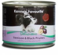 Влажный корм Kennels Favourite Элитные Сорта Мяса с Фруктами Venison & Black prunes (Оленина с черносливом)