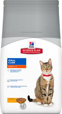 Сухой корм Hills Science Plan Science Plan Oral Care, для взрослых кошек для гигиены полости рта