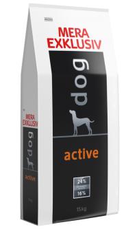 Сухой корм Meradog MERA EXKLUSIV Activ, полнорационный корм для взрослых собак с повышенной потребностью в энергии