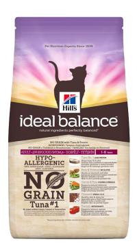 Сухой корм Hill’s Ideal Balance No Grain Tuna натуральный беззерновой корм для кошек от 1 года до 6 лет - купить в Тамбове