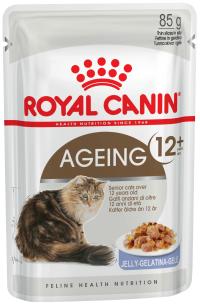 Влажный корм Royal Canin AGEING +12 в желе, для кошек старше 12 лет