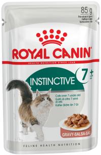 Влажный корм Royal Canin INSTINCTIVE +7 в соусе, для кошек старше 7 лет
