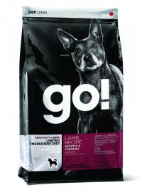 Корм GO! Solutions Sensitivity + Shine LID Lamb Dog Recipe, Grain Free, Potato Free, для щенков и собак для чувствительного пищеварения (с ягненком)