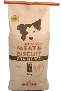 Сухой корм Magnusson Grain Free (Meat&Biscuit), Беззерновой корм для взрослых собак с говядиной